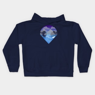 The big dipper(Angel trace) Kids Hoodie